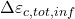 \Delta \varepsilon_{c,tot,inf}