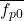 \overline{f_{p0}}