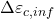 \Delta\varepsilon_{c,inf}
